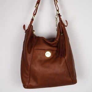 Elegant Isaac Mizhari Genuine Brown Color Leather